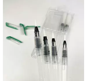 Набір пензликів для води 6 штук в упаковці для малювання, професійні пензлі Aquash Water Brush